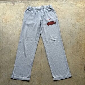 Nike Arkansas Razorbacks Sweatpants Mens Size Small Gray Athletic Joggers